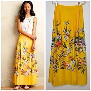 Anthropologie ⚜️ Ranna Gill Gardenview Maxi Skirt